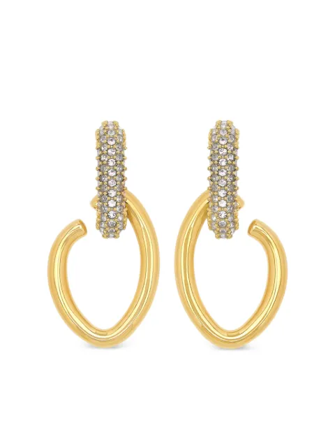 Oscar de la Renta Pavé O drop earrings