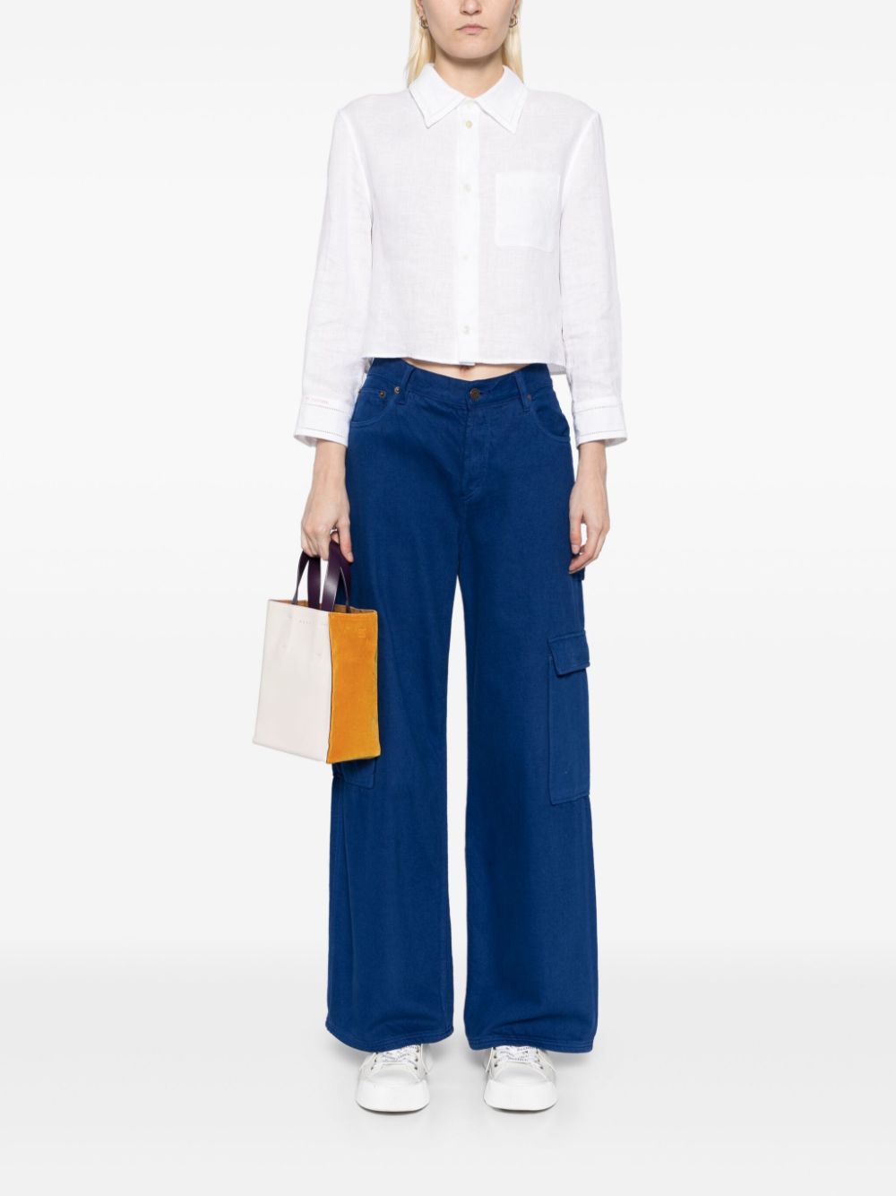 Marni Cropped blouse - Wit