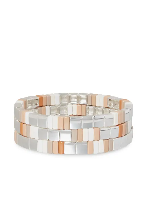 Roxanne Assoulin set de tres pulseras The Quiet Time