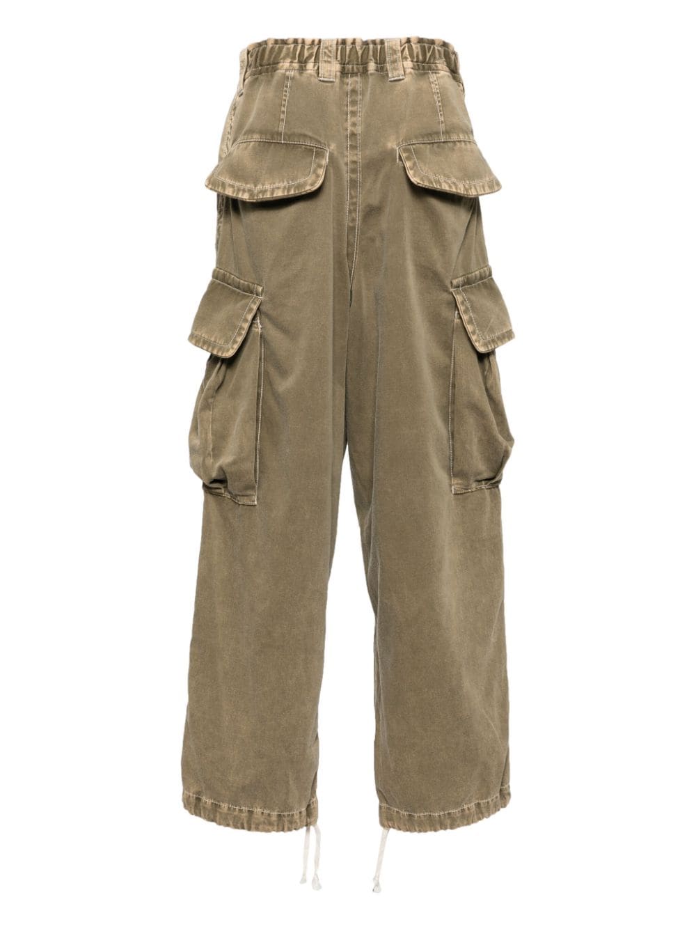 Maison MIHARA YASUHIRO logo-patch cargo trousers - Beige