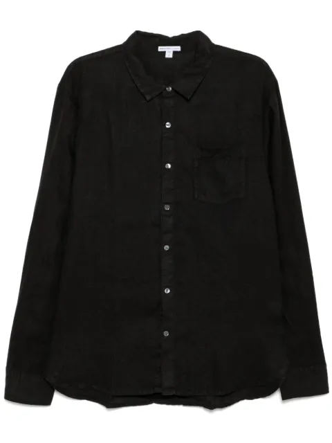 James Perse linen long-sleeves shirt
