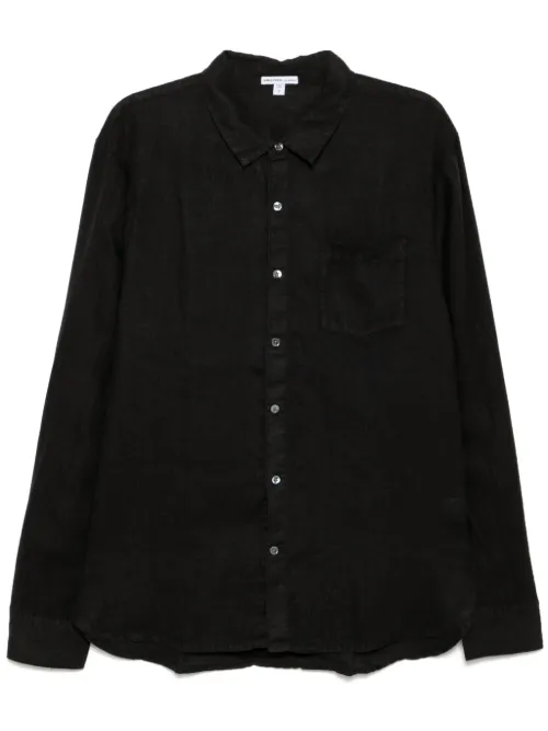 Chemise en lin à manches longues - James Perse - Modalova