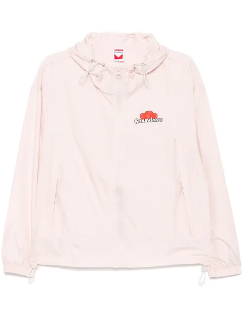 Ground Zero logo-print lightweight jacket