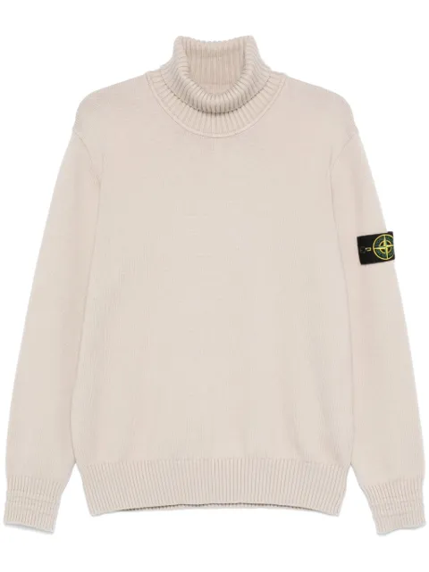 Stone Island suéter con distintivo Compass