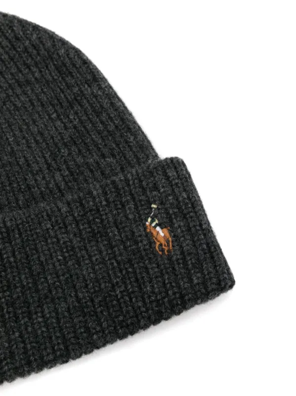 Polo ralph lauren signature merino cuffed beanie shop