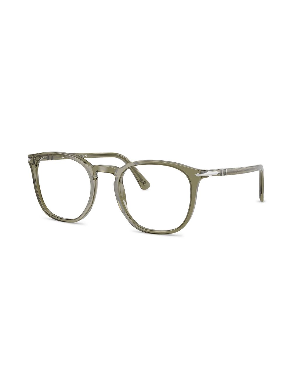 Persol Bril met rond montuur - Groen