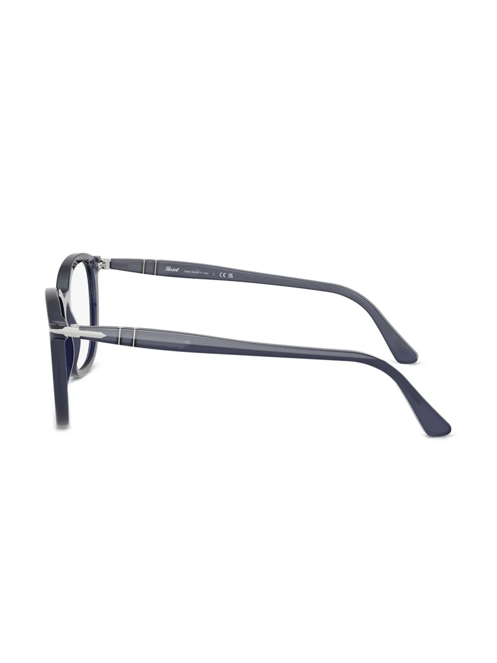 Persol Bril met vierkant montuur Blauw