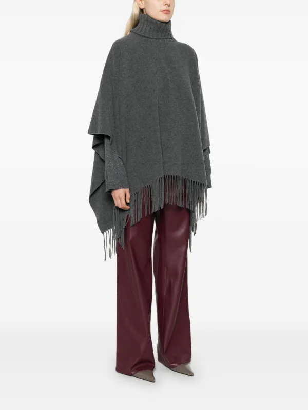 Fabiana Filippi Platinum Lucky ポンチョ | グレー | FARFETCH JP