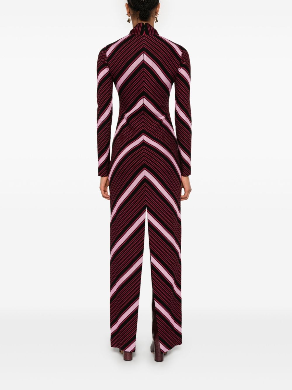 Shop Missoni Zigzag Maxi Dress In Schwarz