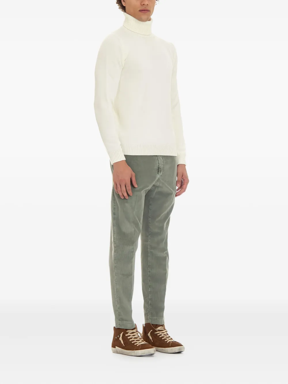 Roberto Collina roll-neck sweater - Wit