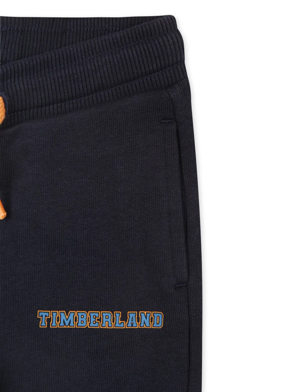 Timberland Kids Elastische trainingsbroek met trekkoord Blauw