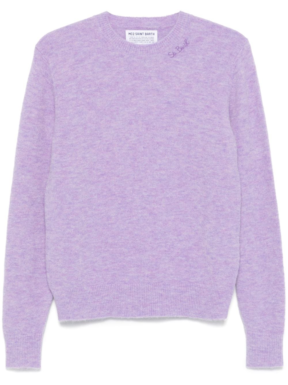 Mc2 Saint Barth Sorbonne Sweater In Purple