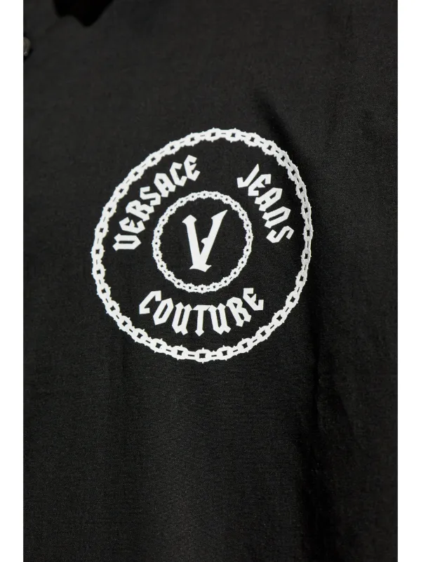 Versace Jeans Couture Short Sleeve Shirt | Black | FARFETCH
