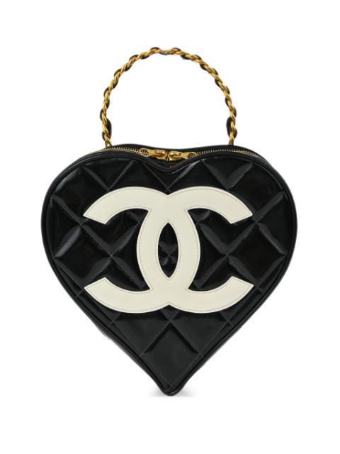 Affordable HOT SALE CHANEL 1995 heart vanity handbag Women