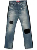 Junya Watanabe MAN patchwork jeans - Blue