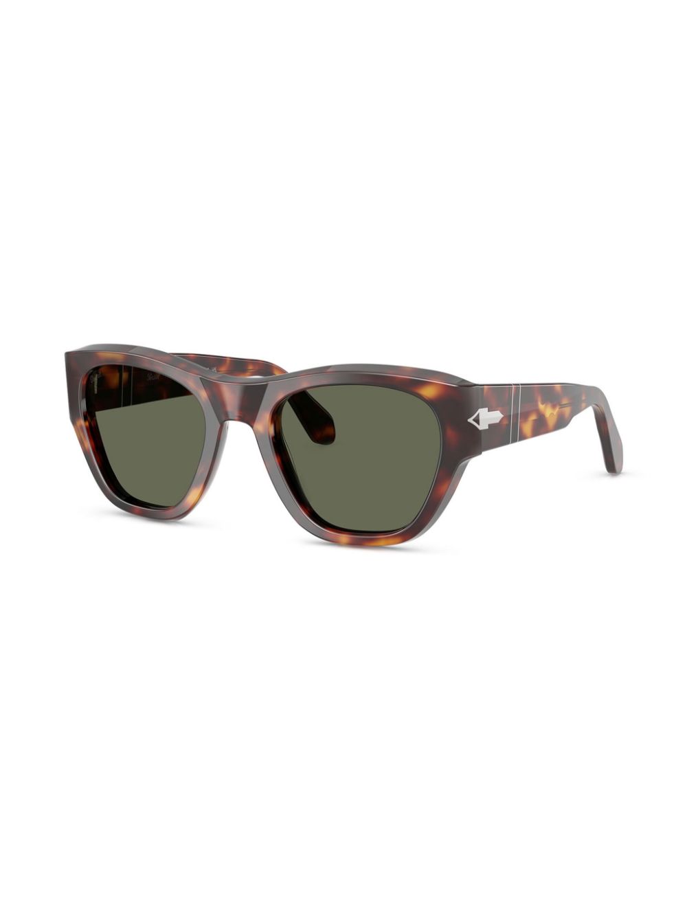 Persol Zonnebril met vierkant montuur - Bruin