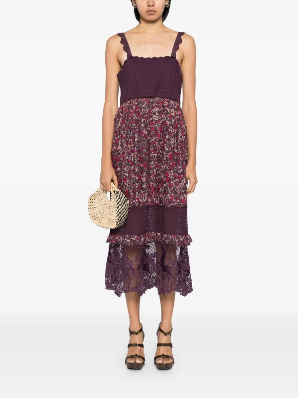 Farm Rio Chelsea Garden Embroidered Dress