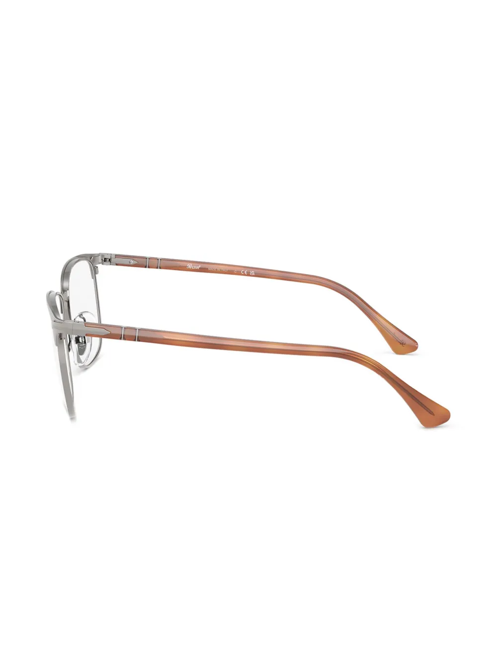 Persol Bril met vierkant montuur Grijs