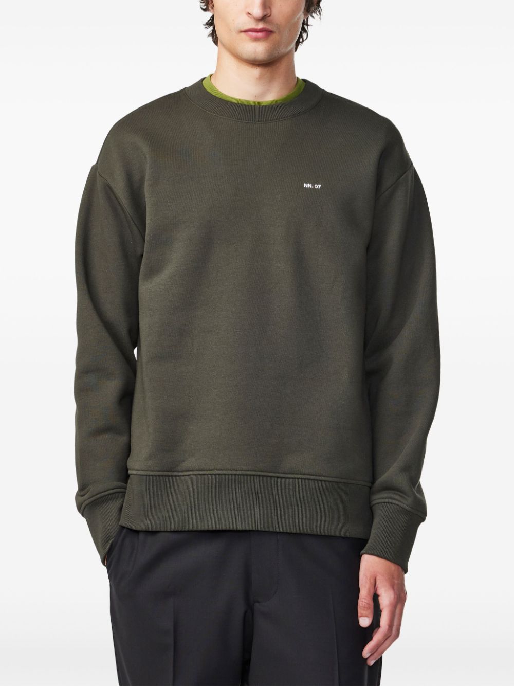 Shop Nn07 Briggs Sweatshirt In Green