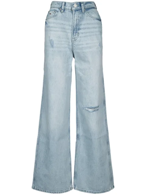 Tommy Jeans distressed wide-leg jeans
