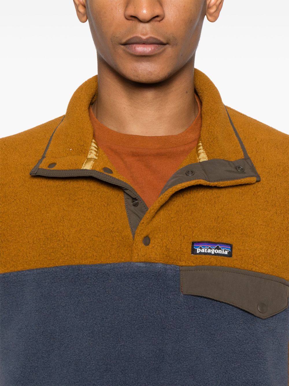 Shop Patagonia Synchilla Sweatshirt In Brown