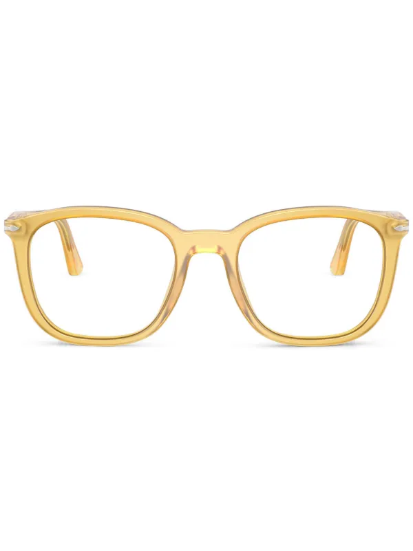 Persol スクエア眼鏡フレーム | イエロー | FARFETCH JP Persol スクエア眼鏡フレーム | イエロー | FARFETCH JP
