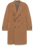 Tagliatore double-breasted coat - Brown