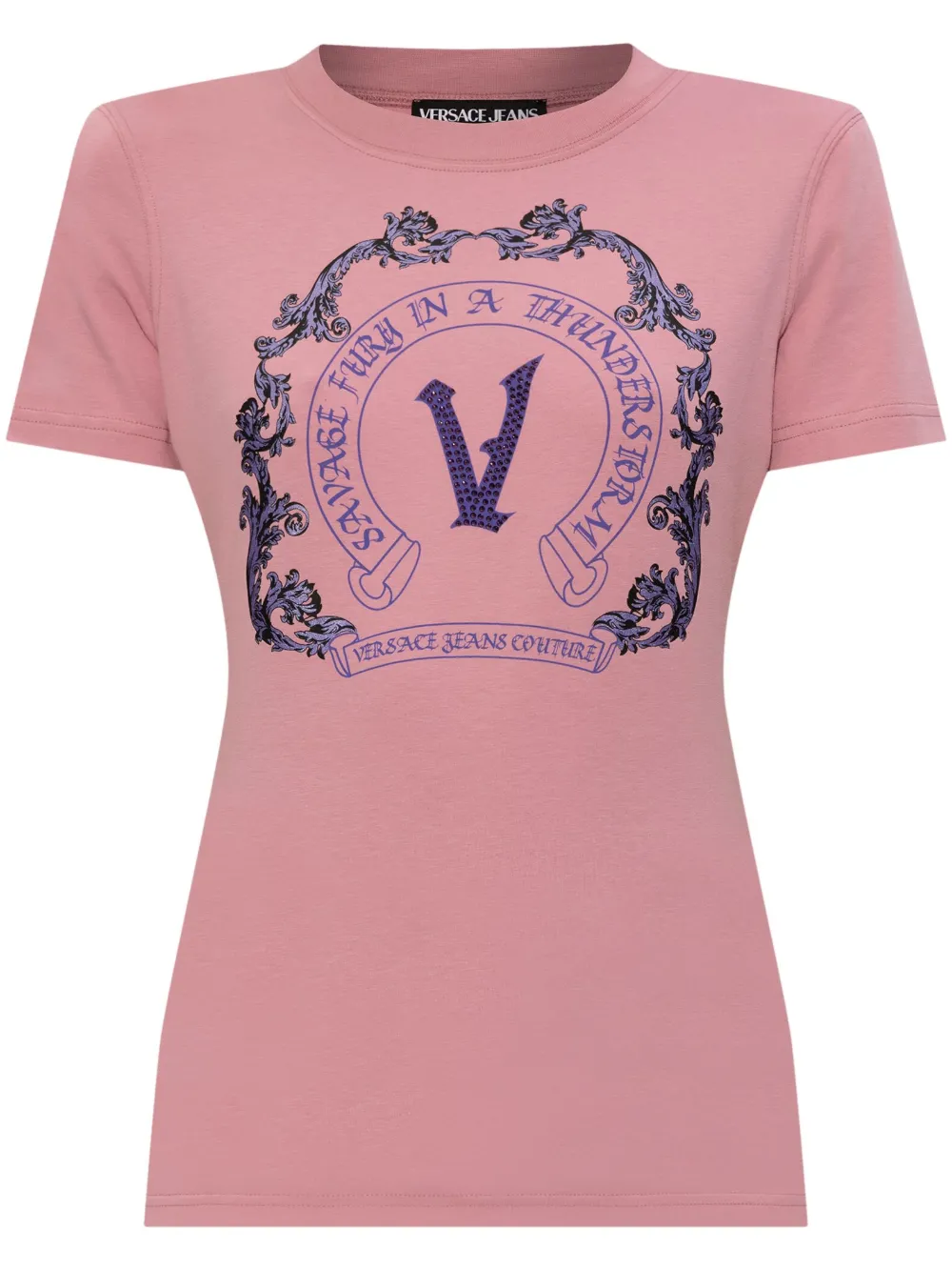 Versace Jeans Couture logo t-shirt - Pink