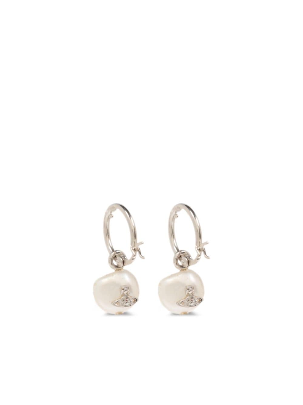 VIVIENNE WESTWOOD SILVER DROP EARRING 