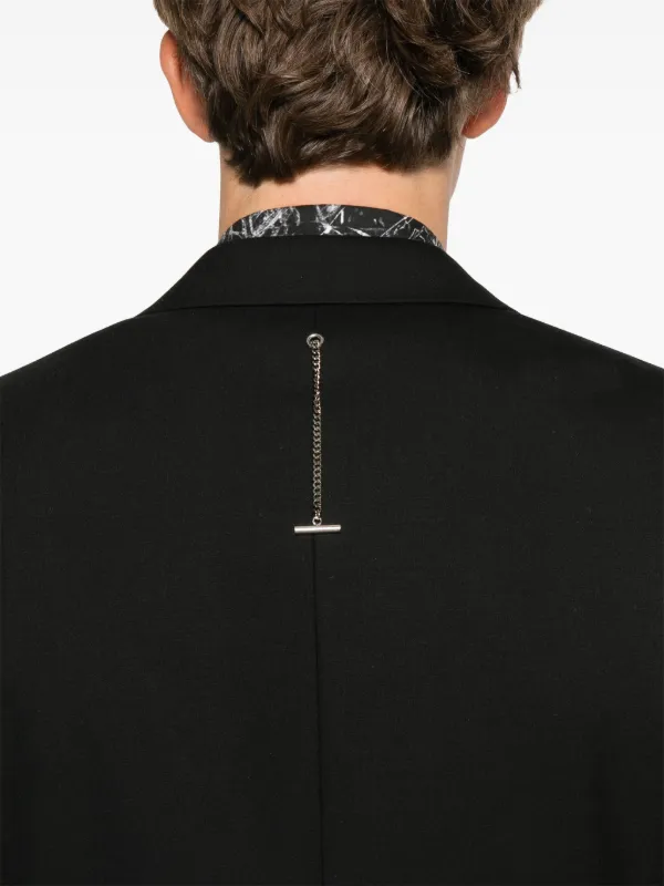 【関税&送料込】Alexander Mcqueen Black Wool Blazer Wool and mohair blazer in black - Mc Queen | Mytheresa