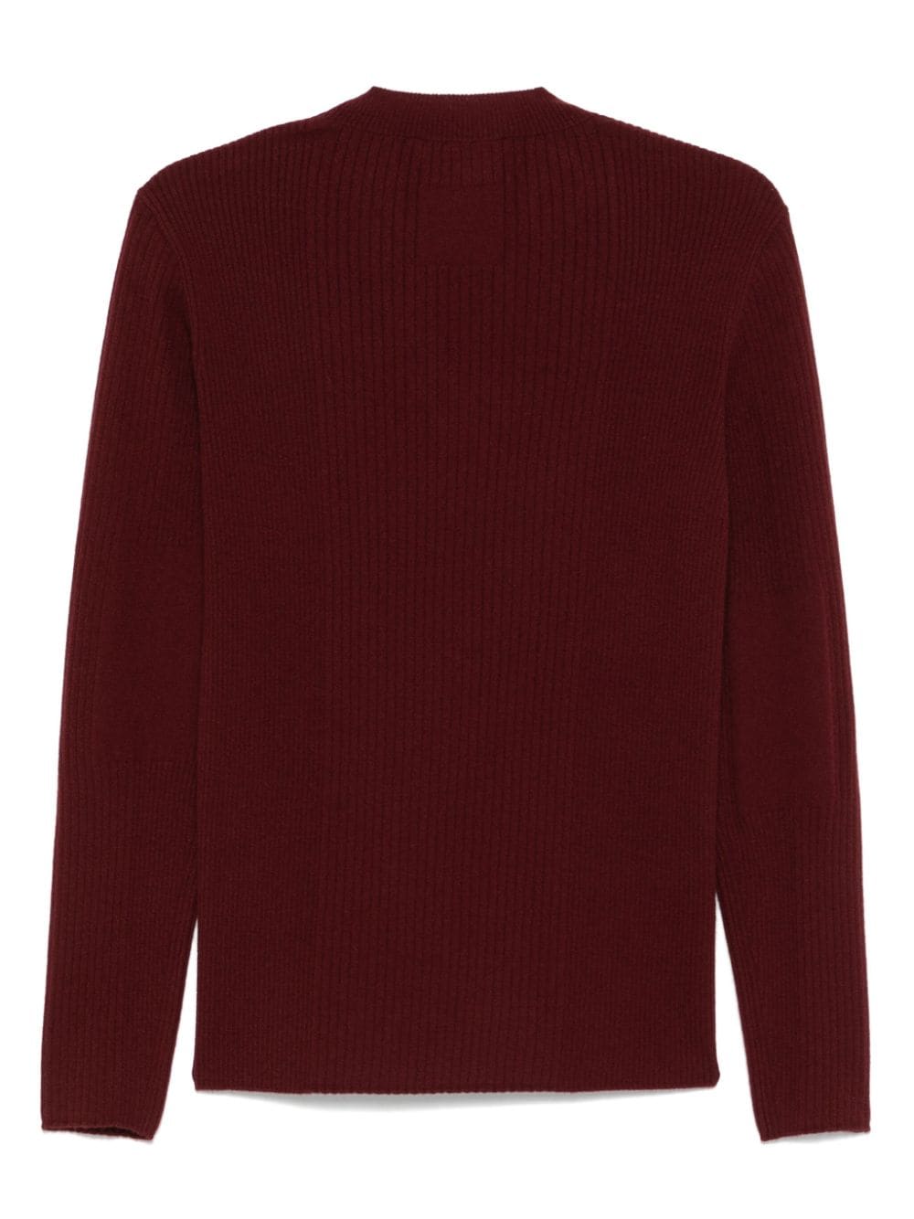 Shop Lanvin Button-embellishment Sweater In Red