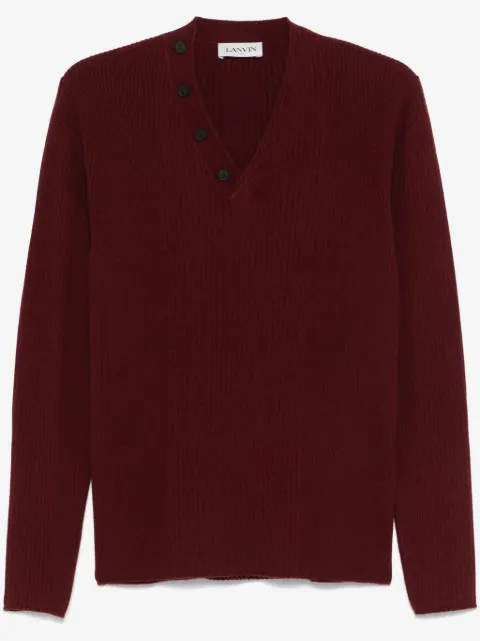 Lanvin سويتر مزين بأزرار