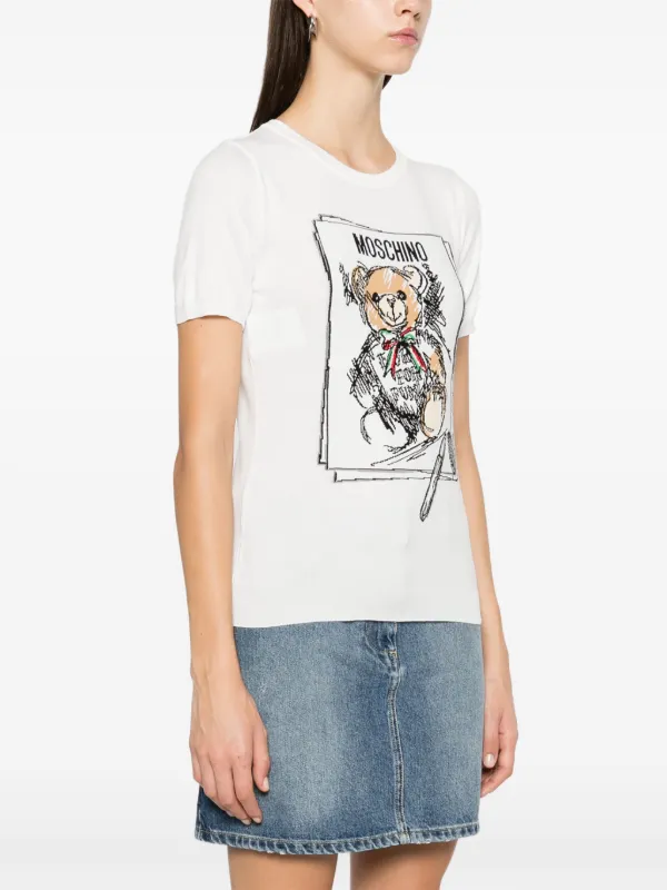 Moschino top womens teddy bear on sale