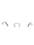 Chloé Eyewear hexagonal-frame glasses - Gold