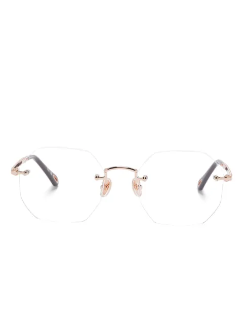 Chloé Eyewear lentes con armazón hexagonal