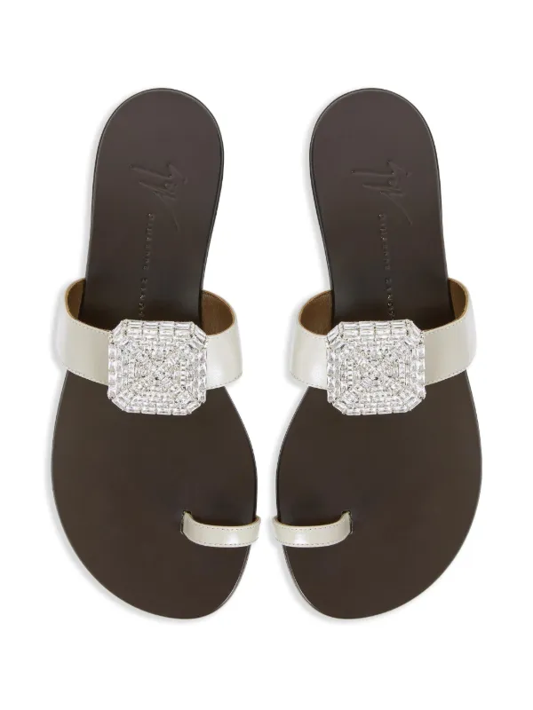 Giuseppe Zanotti Blahir Sandals | Grey | FARFETCH BH