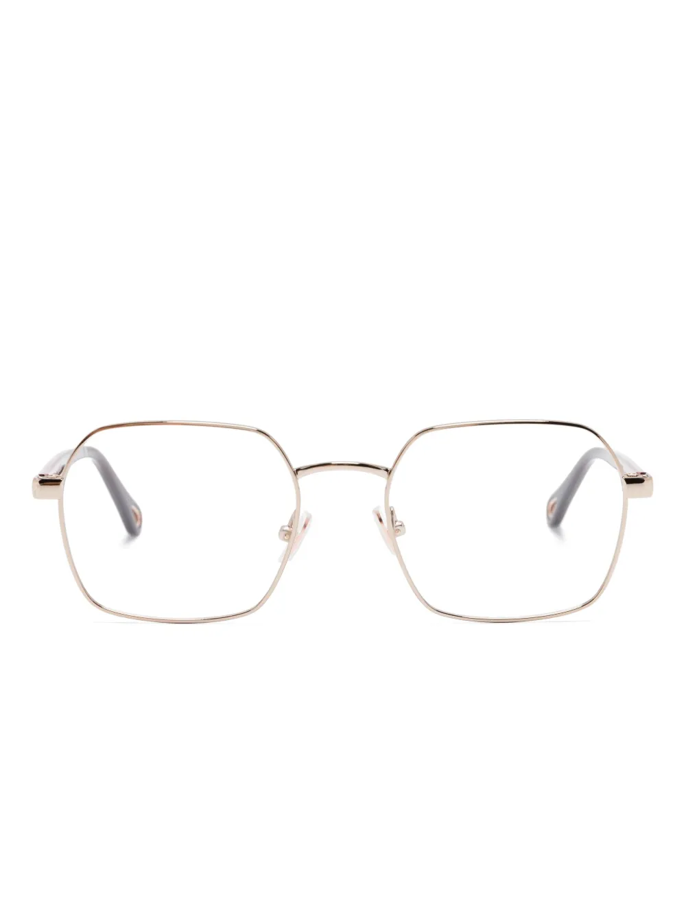 Chloé Eyewear lunettes de vue à monture carrée | or | Image 1