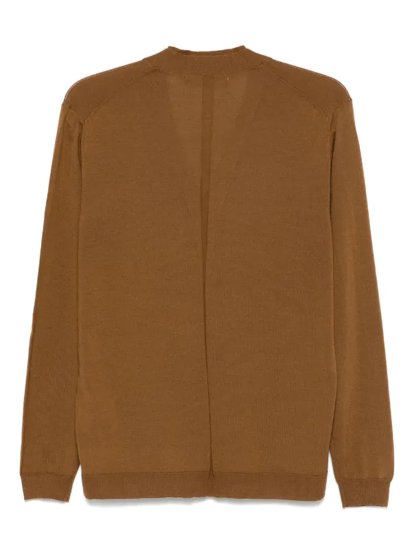 お歳暮 人気 オシャレ ニットカーディガン Brand Low | JP FARFETCH | ブラウン トップス