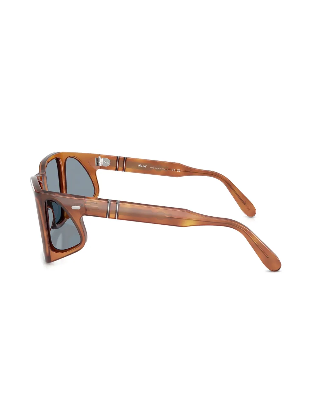 Persol Zonnebril met geometrisch montuur Bruin