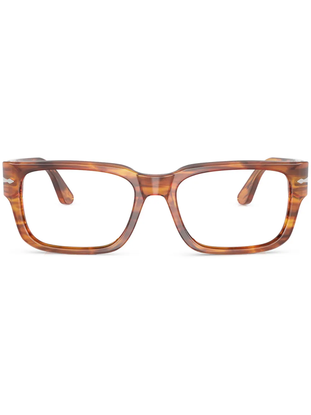 Persol stripe detailing glasses | Brown | Image 1