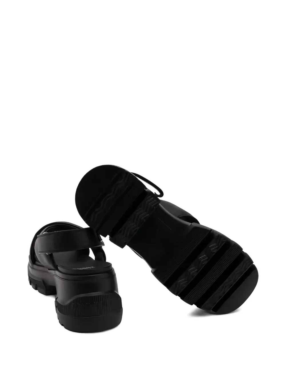 Tommy Hilfiger cross-strap sandals Black