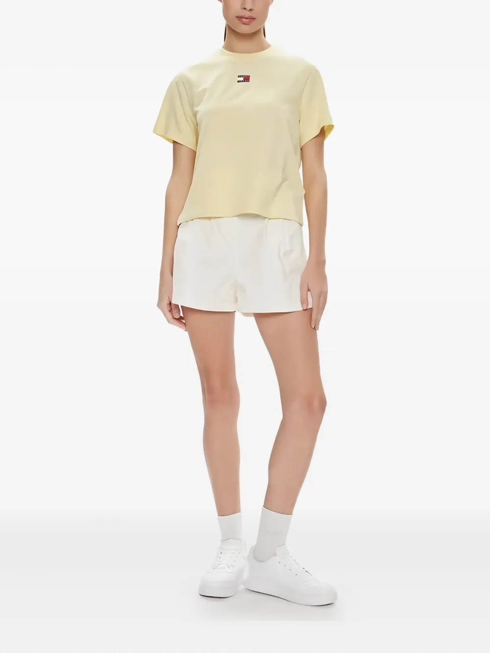 Tommy Jeans Logo T-shirt In Yellow