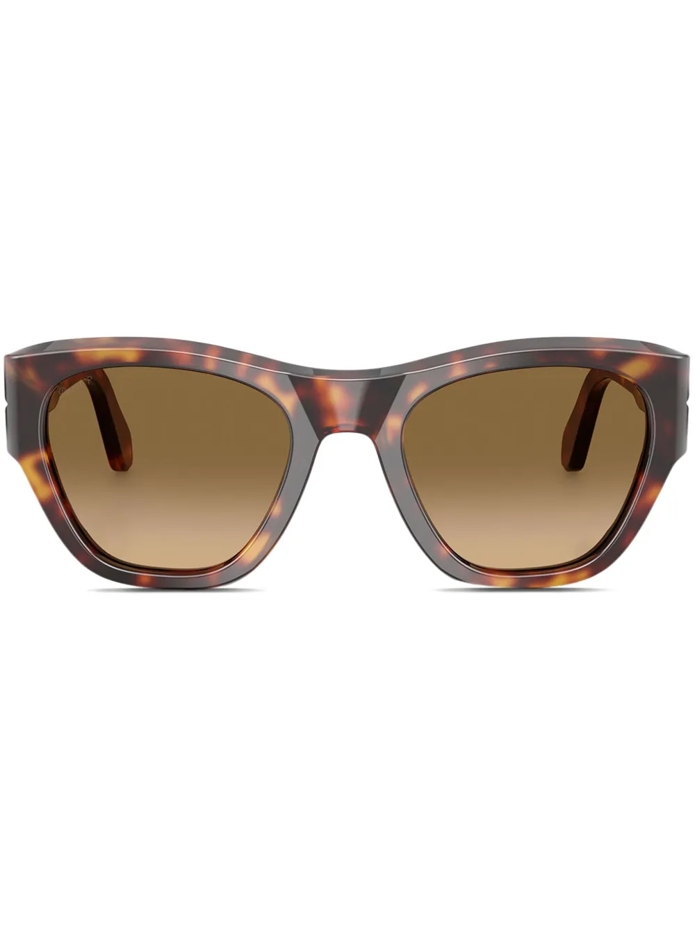 Persol Zonnebril met vierkant montuur Bruin