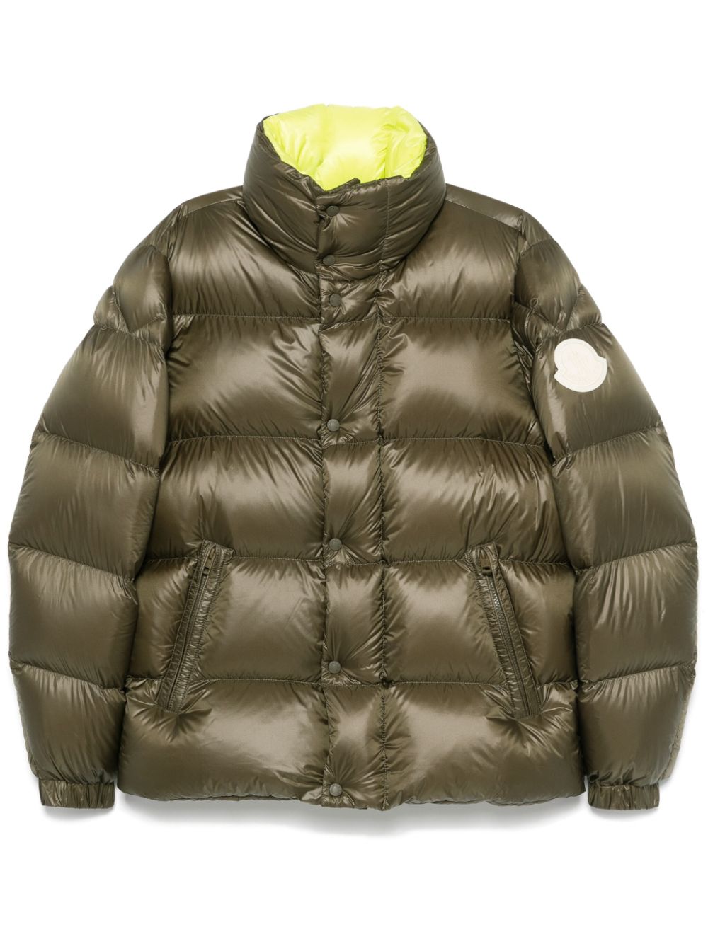 Shop Moncler Dervox Jacket In Green