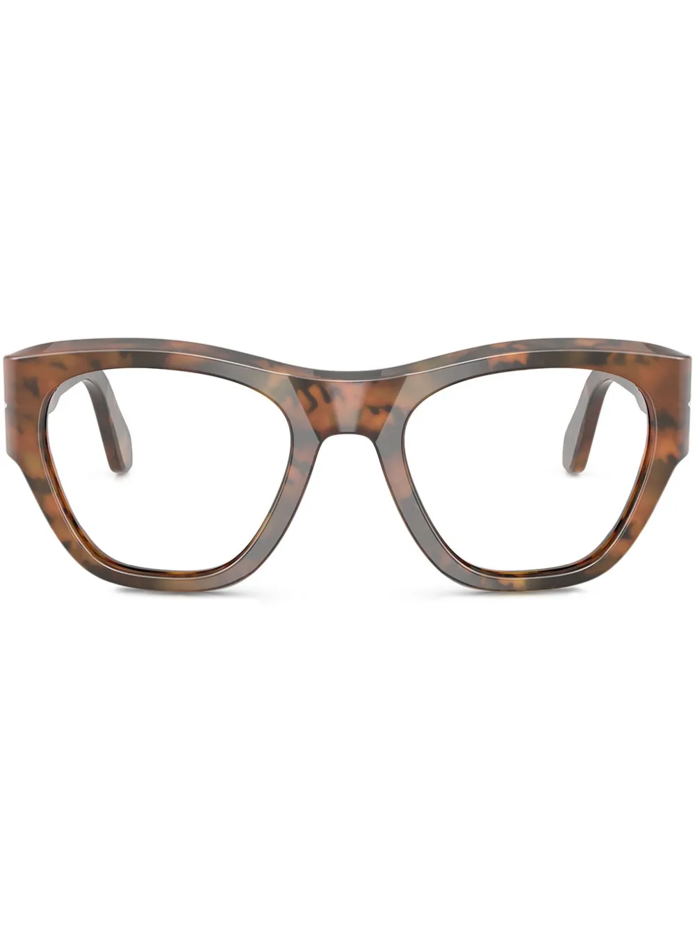 Persol tortoiseshell-effect square glasses | Brown | Image 1