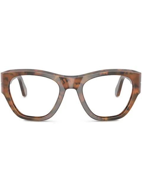 Persol tortoiseshell-effect square glasses