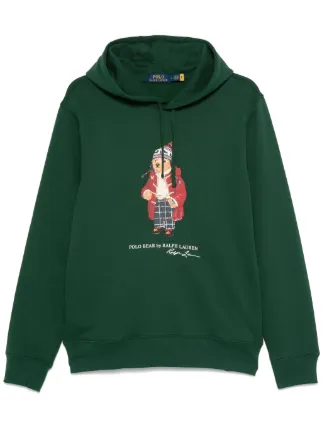 Polo Ralph Lauren Polo Bear-motif Hoodie | Green | FARFETCH EG