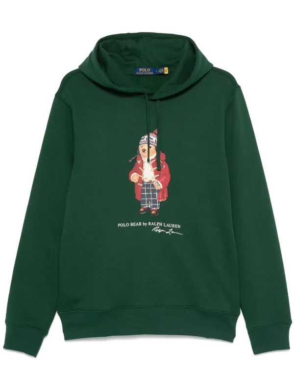 Polo bear pullover hoodie hotsell