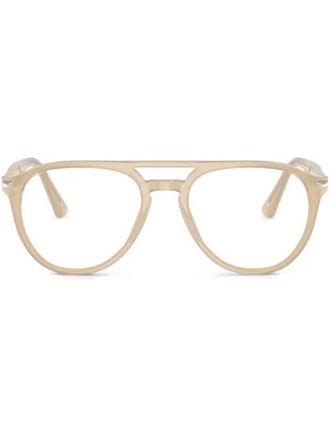 Persol lentes con armazón estilo piloto