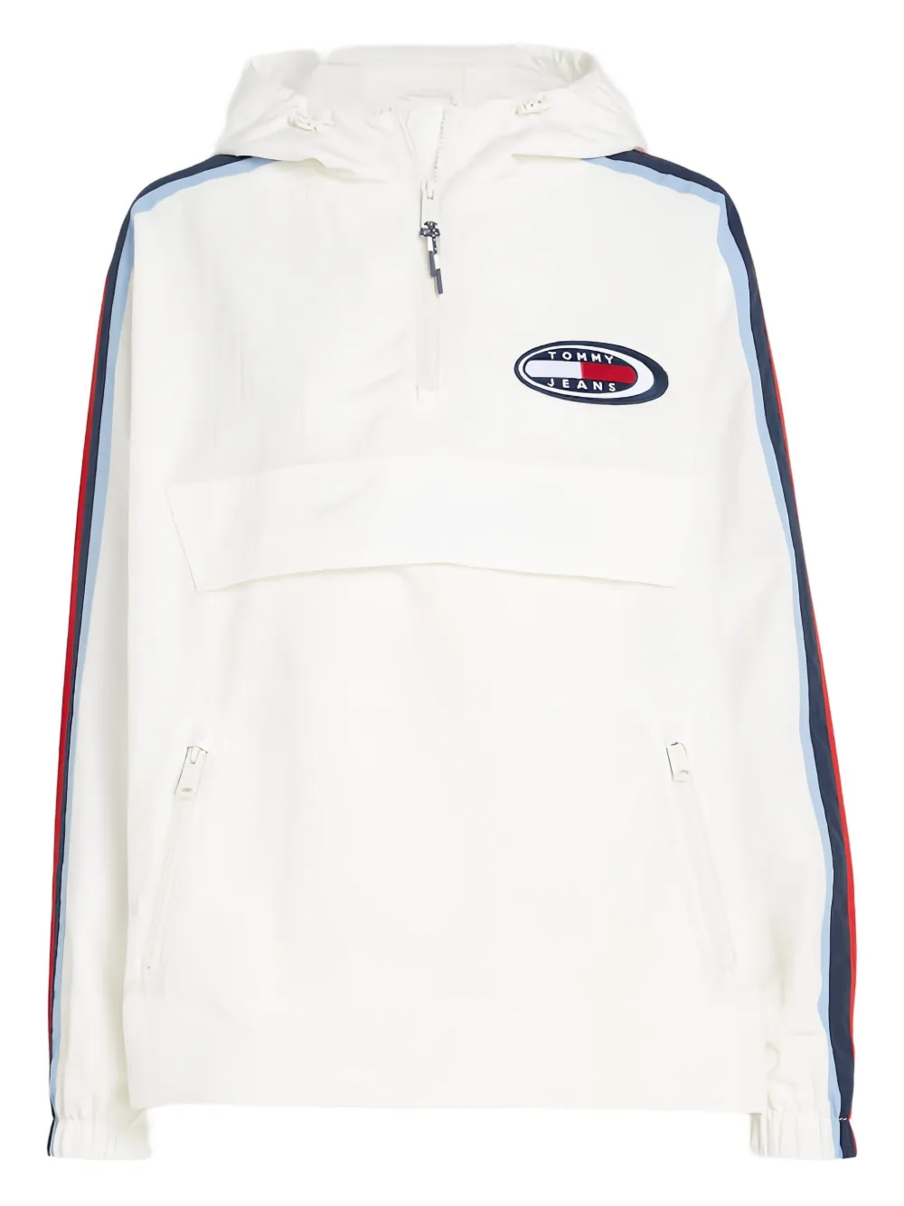 Tommy Jeans stripe hooded giacca | White | Image 1